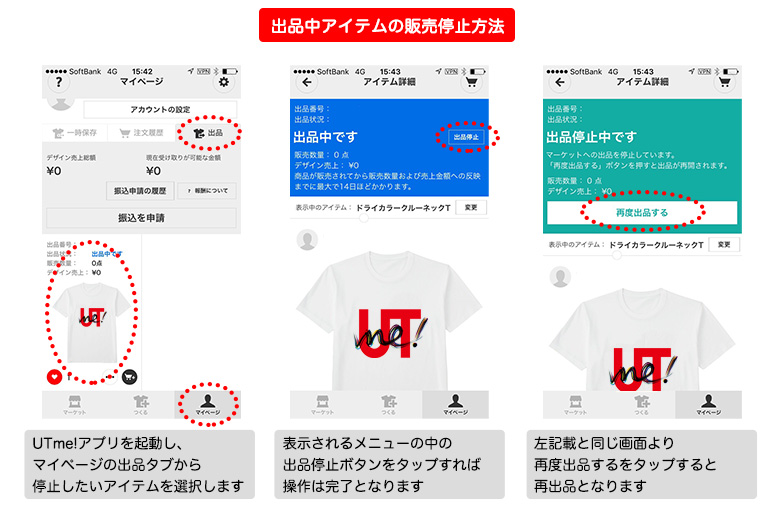 Utme マーケットへの出品について Utme